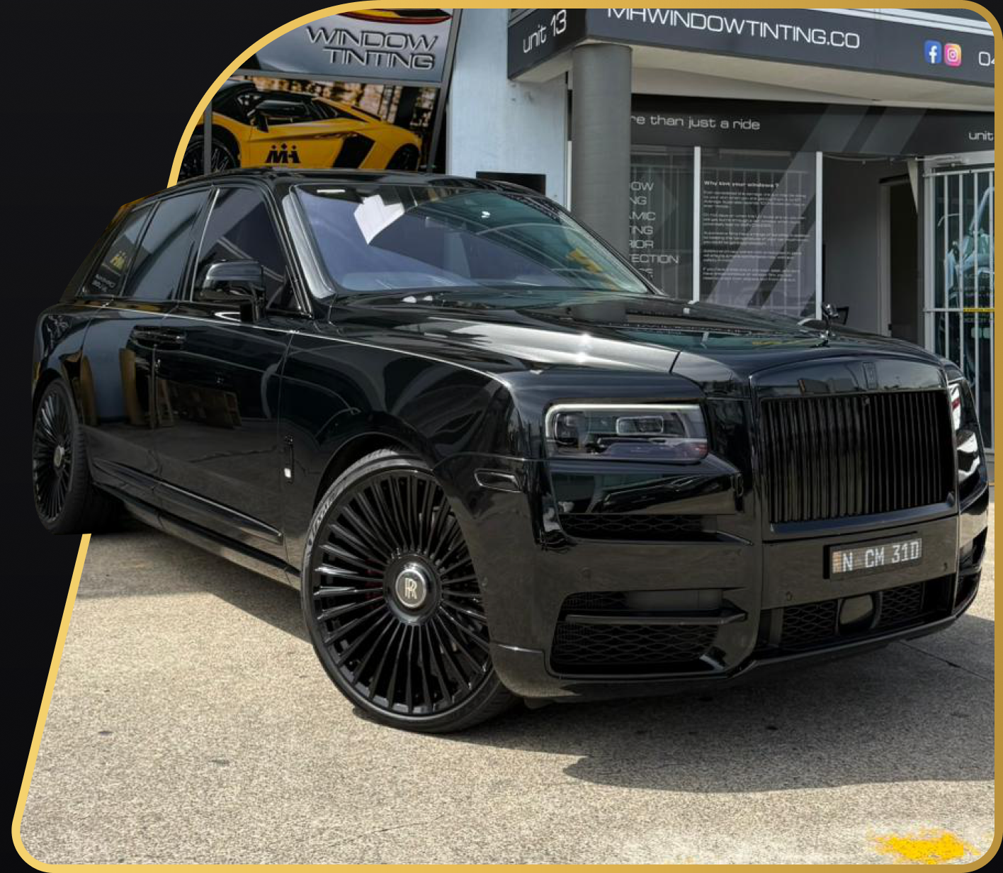 Premium vehicle tinted by MH Window Tinting